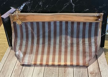 Victoria’s Secret Bronze Wristlet Beauty Pouch