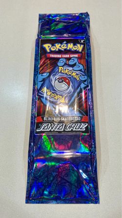 Pokémon TCG x Santa Cruz Blind Bag Skateboard Sealed Brand New Skate Board Deck