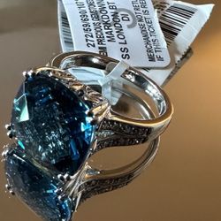 London Blue Cocktail Ring