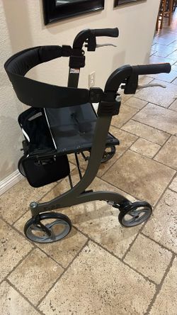 Drive Walker Chair Wheelchair Wheel Chair Portable Foldable Lightweight Rolling Convertible Chair