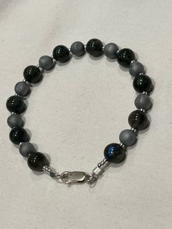 Labradorite and druzy