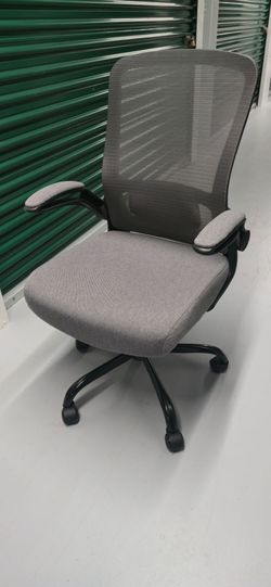 Grey Rolling Desk Chair
