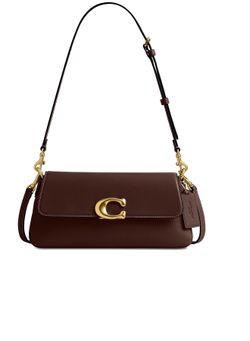 Coach small jet leather shoulder bag