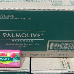 Palmolive Naturals Oliva Y Aloe Bar Soap Sensación Humectante, 100g x 96 u
