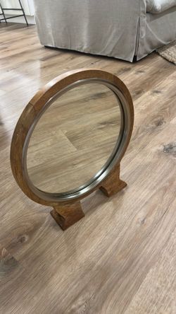 Wood Vanity Mirror