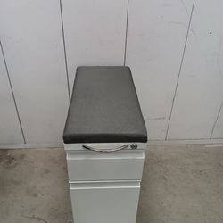 Solid Metal File Cabinet narrow on casters in good conditions $55 each