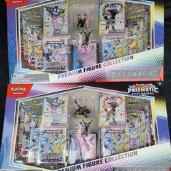 Pokemon Prismatic Evolutions Premium Figure Collection, SEALED X2