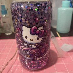 Glass Snowglobe Cup