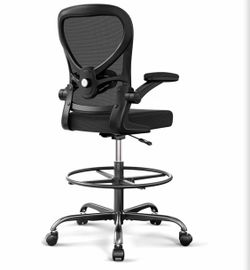 NIB: Alolo Drafting Office Chair with Foot Rest,
