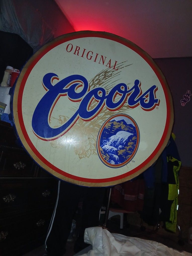 Coors Collectible Tin Sign