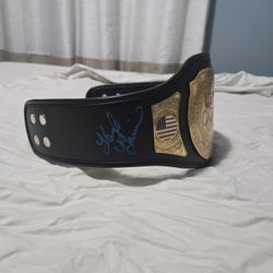 Kayla Harrison "2x Olympic Champ" Signed USA Olympic Mid-Size Belt (PSA/DNA)