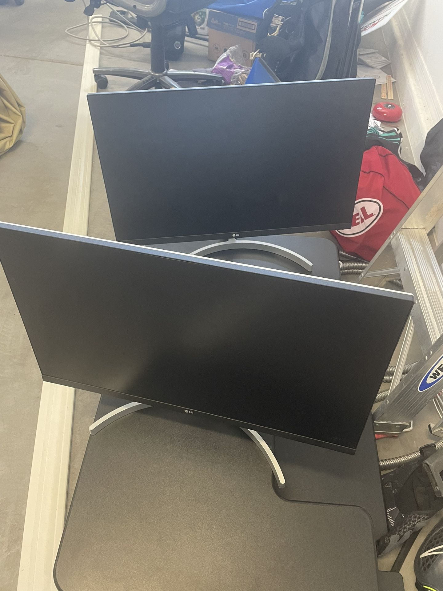 Two LG 27 Inch Monitors