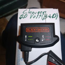 Black & Decker 20 Volt Charger