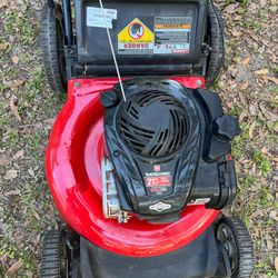 Practically New Lawnmower High Rear Wheels Bagger Mulcher Stats Easy Runs Strong $150 Cash Firm No Offers Please 