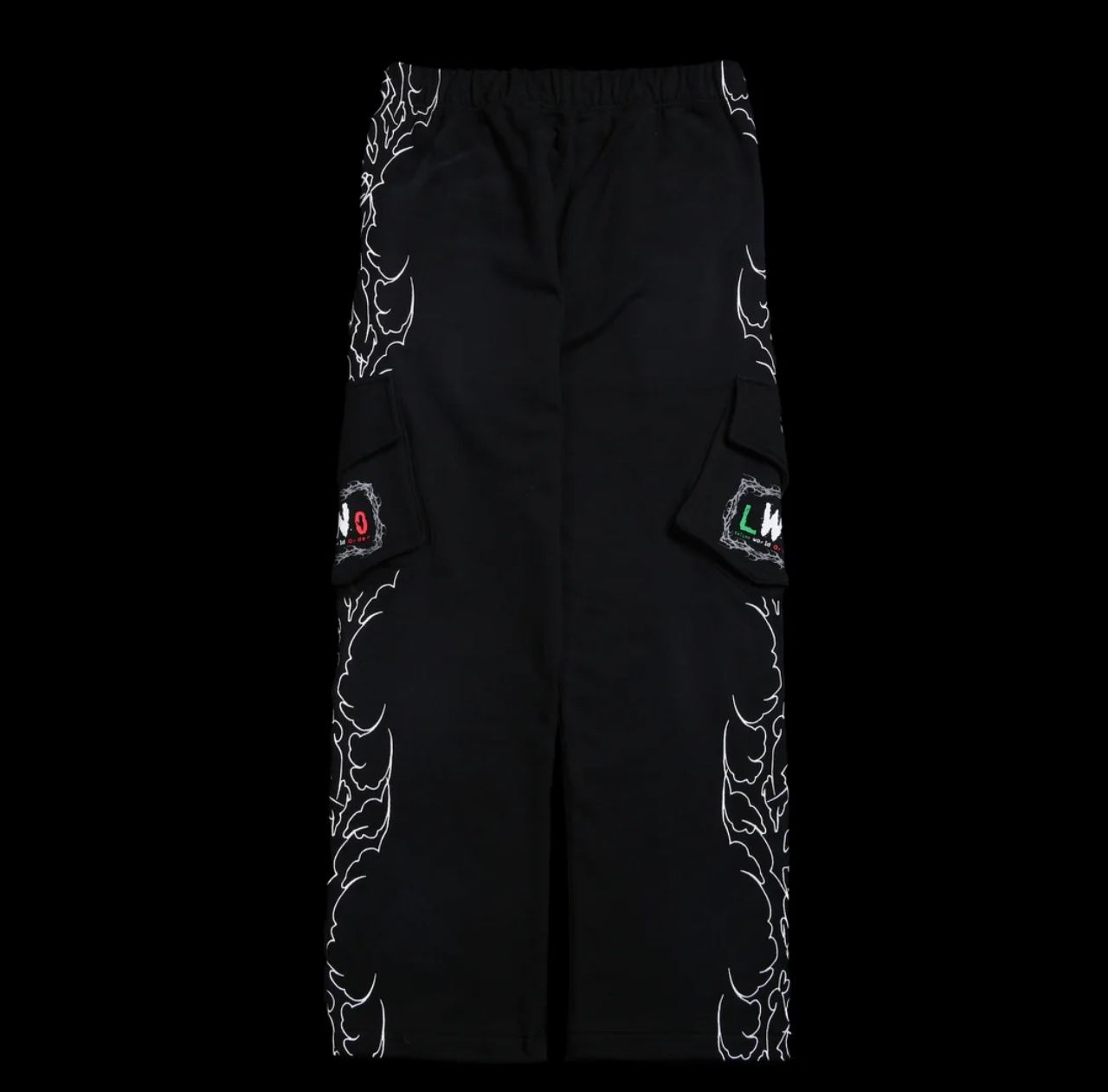LWO FOREVER ETERNAL WIDE LEG CARGO PANTS