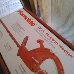 Homelite 17in Electric hedge Trimmer In Box 