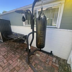 Boxing Heavy Bag Combo Speed Bag Set Up