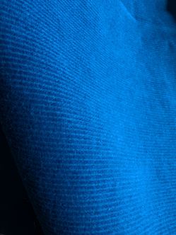 Bright Blue Fine-Wale Corduroy – 1.64yd
