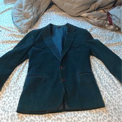 Green Corduroy Blazer