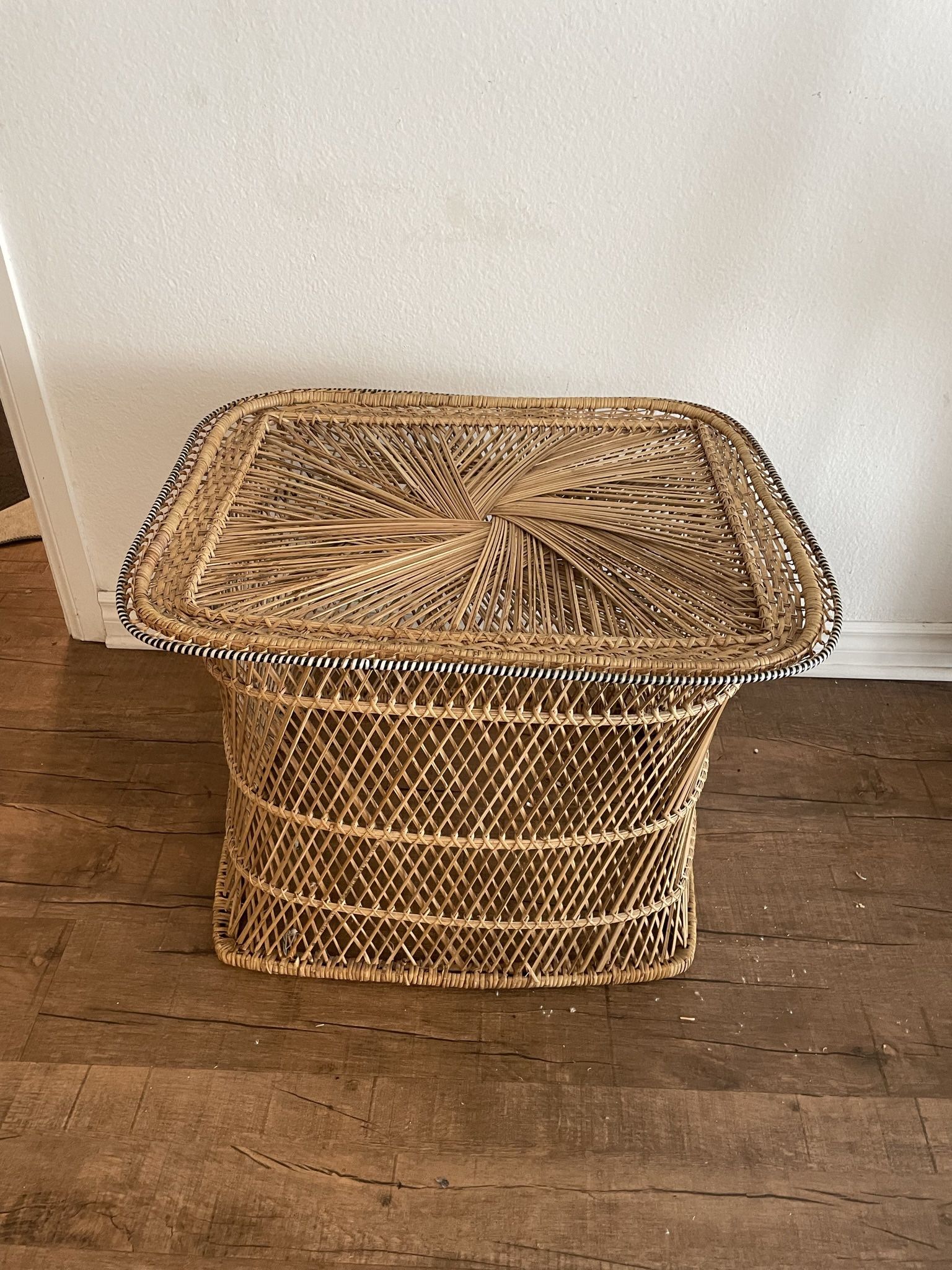 Rattan Wicker Side Table