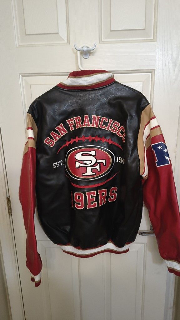 NEW W/Tags San Francisco 49ers Leather Jacket (M)