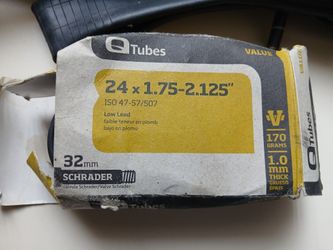 Selling (2) Two 24" Bike innertubes  1.0 mm Thick 