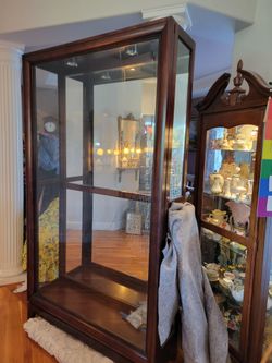 Modern curio cabinet