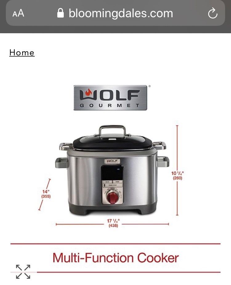 Wolf Gourmet 6-in-1 Multi Function Cooker