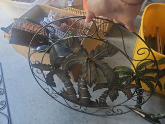 Metal Palm Tree Wall Art Decor