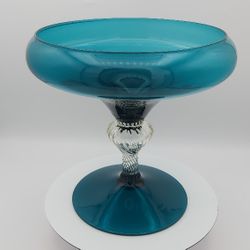 Large 1960s Italian Pedestal Bowl/ Centerpiece 