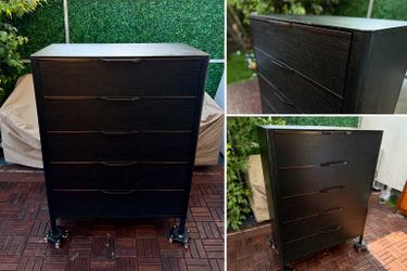 Restoration Hardware PADUA 5-DRAWER NARROW DRESSER(36"W x 21"D x 50"H)