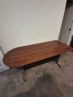 Big Wooden Office Desk
