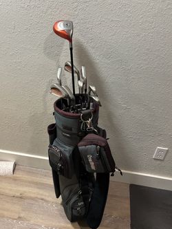 Taylormade Iron Set w/ Driver and 14 way CartBag