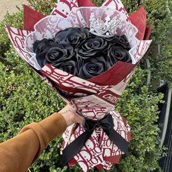 Valentines Gift Eternal Roses Bouquet 
