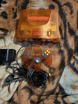 Fire Orange Nintendo 64 System