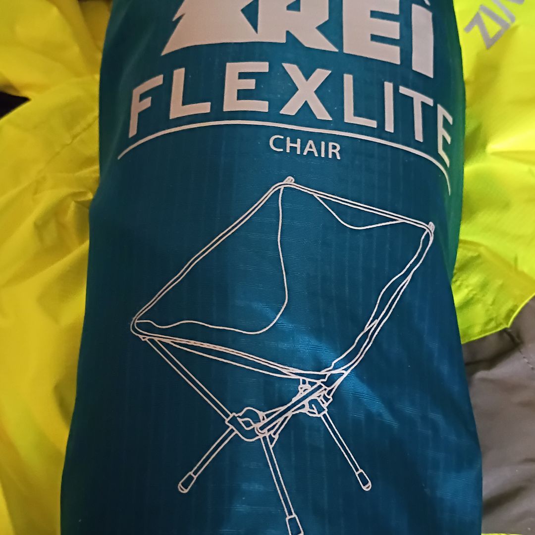 REI FlexLite Camping Chair + Carrying Bag (used once!) π