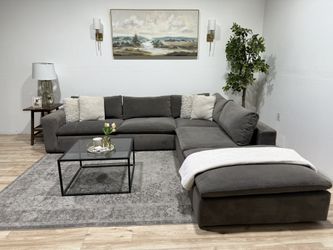 Living Spaces Utopia Cloud Sectional Couch - Delivery Available