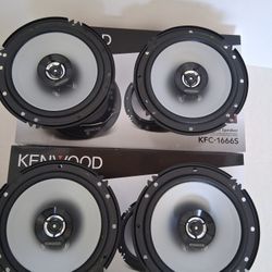 KENWOOD 2 PAIRS 6.5 INCH 2 WAY 300 WATTS CAR SPEAKER 