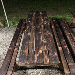 picnic tables