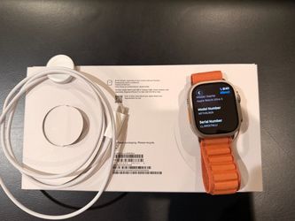 Apple Watch Ultra3 49mm Terra Cotta Alpine Loop band