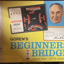 Milton Bradley Company Charles Goren's Beginners Bridge Learn How All 1967
