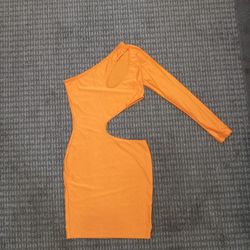 Orange Party Dress