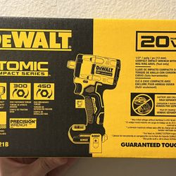Dewalt 1/2” Compact Impact Wrench 🔧 Variable Speed.! Brand New 