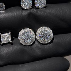 Moissanite Stud Earrings