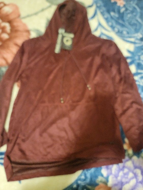 beautiful Fried Denim shirt long sleeve wine color