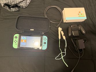 nintendo switch animal crossing console