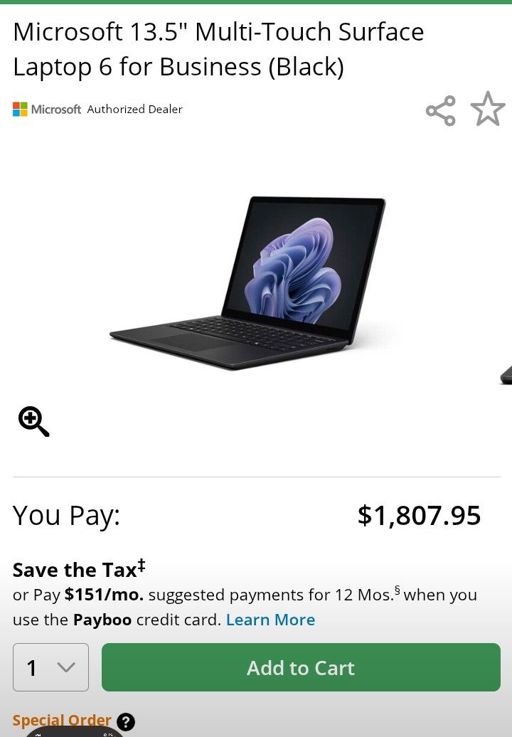 Surface Laptop Unlocked Works Perfectly