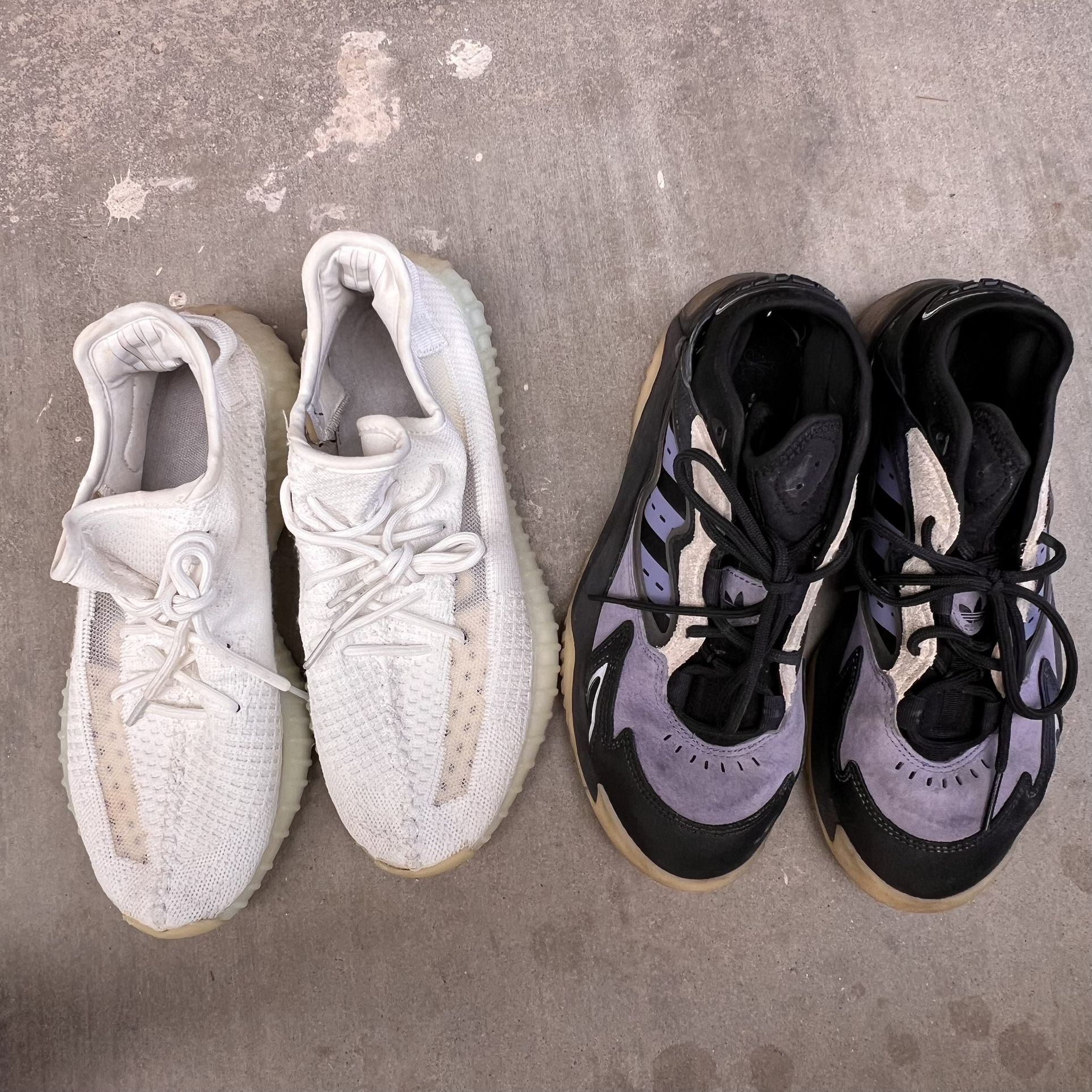 Adidas Original Street ball Orbit Violet Shoes & Yeezy 350 