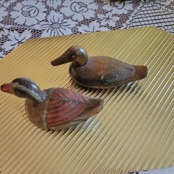 Wood Corved DUCKS