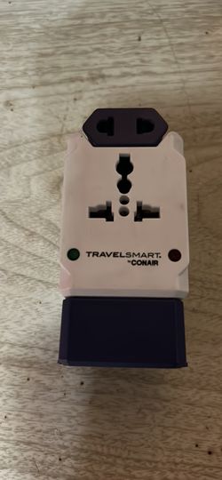 Conair Universal Travel Adapter with USB, European Travel Plug Adapter with Surge Protection, All-in